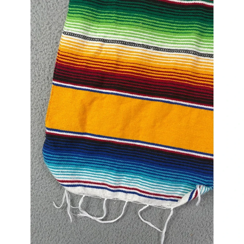 EMISA Mexican Serape Table Runner Multicolor Woven Decor‎ Textile 82x13.5 Mexico